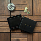 Classic Bi-Fold Wallet w/ Coin Pocket - Carbon Black