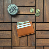 Leather Card Wallet - Honey Tan