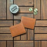 Leather Card Wallet - Honey Tan