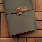 Leather Charm - Meow