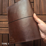 RS // Cognac Brown TN + Docket Journal Cover - A5