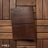 RS // Cognac Brown TN + Docket Journal Cover - A5