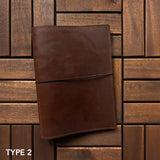 RS // Cognac Brown TN + Docket Journal Cover - A5