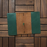 RS // Cognac Brown & Tropical Green TN Journal Cover - A6